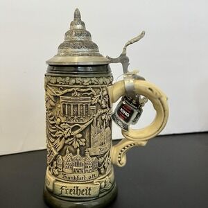 King Beer Stein Unity and Justice and Freedom w/ Eagle Crest of 679/ 10000
